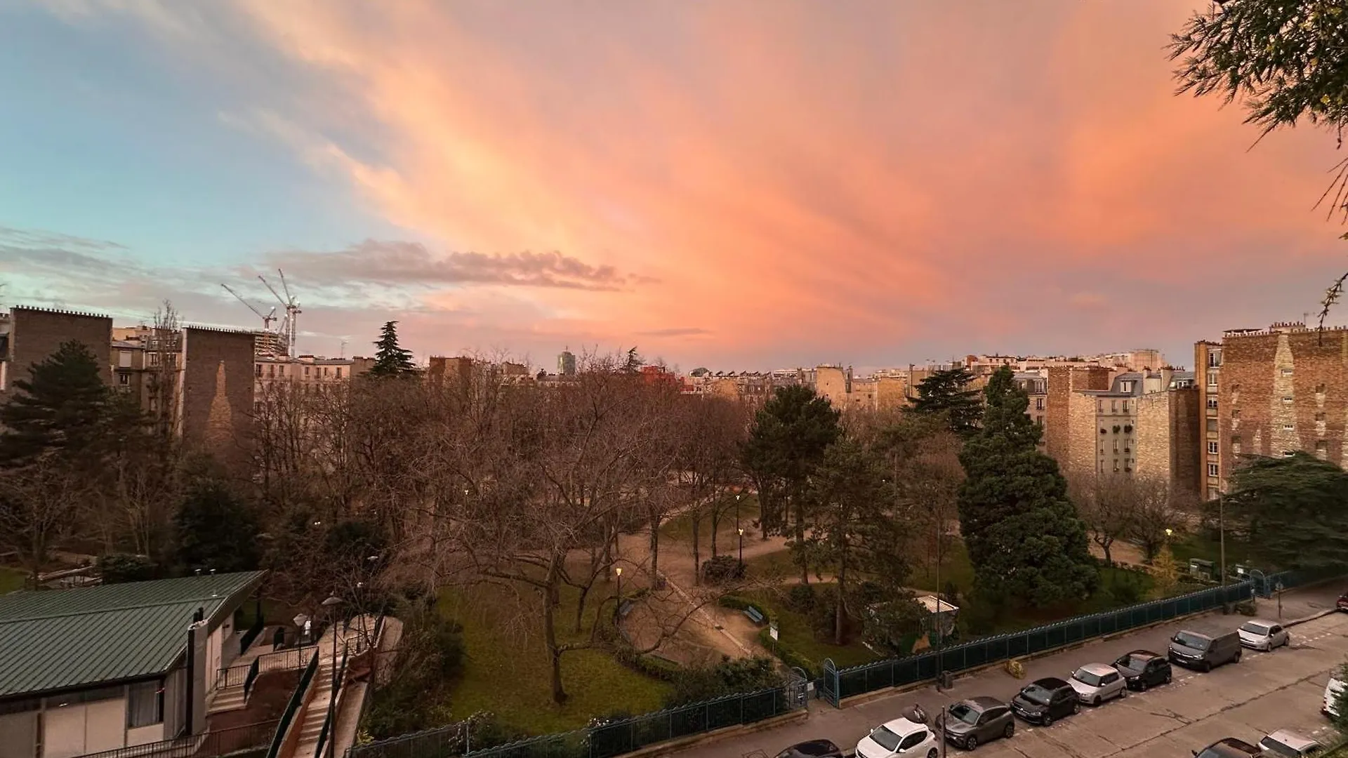 Apartment Mobility Lease- Sunny Studio With Large Balcony, Park View At Paris 15