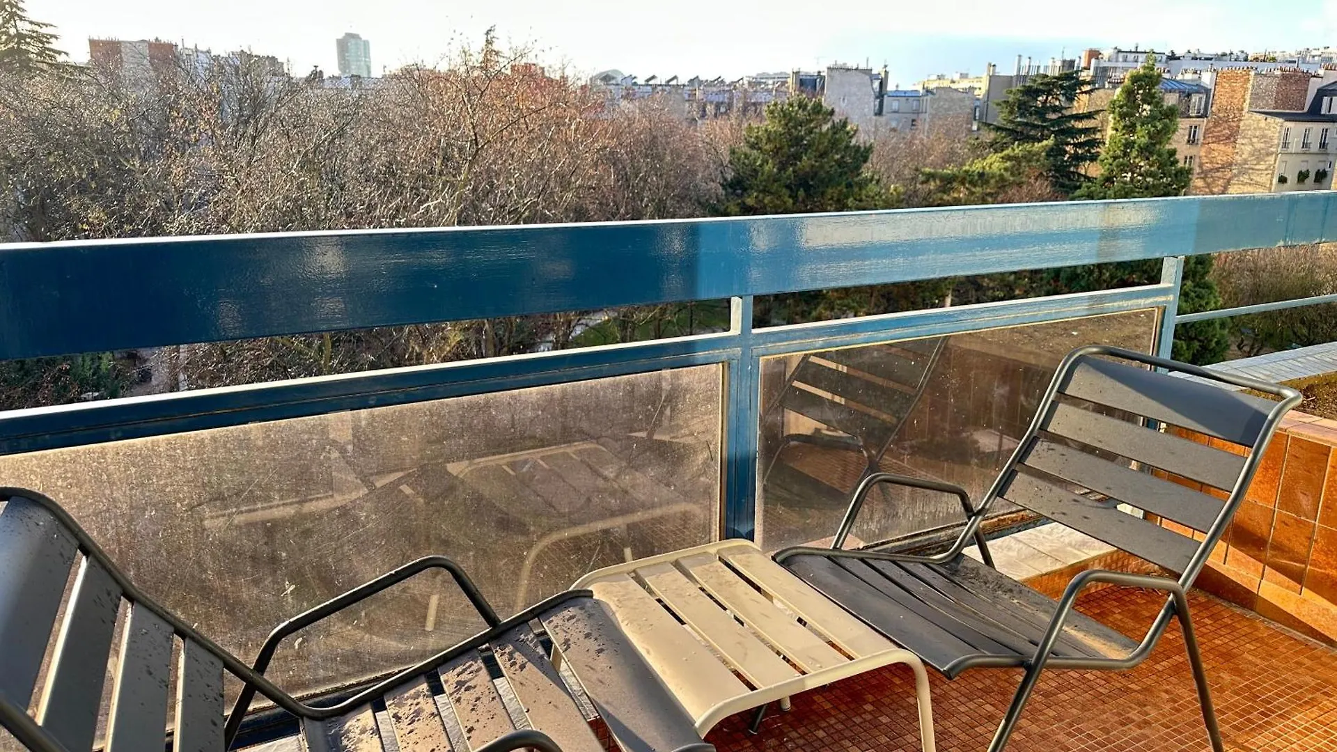 Mobility Lease- Sunny Studio With Large Balcony, Park View At Paris 15 Apartment